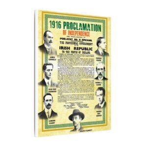 Irish Proclamation Canvas (Wall Decoration)